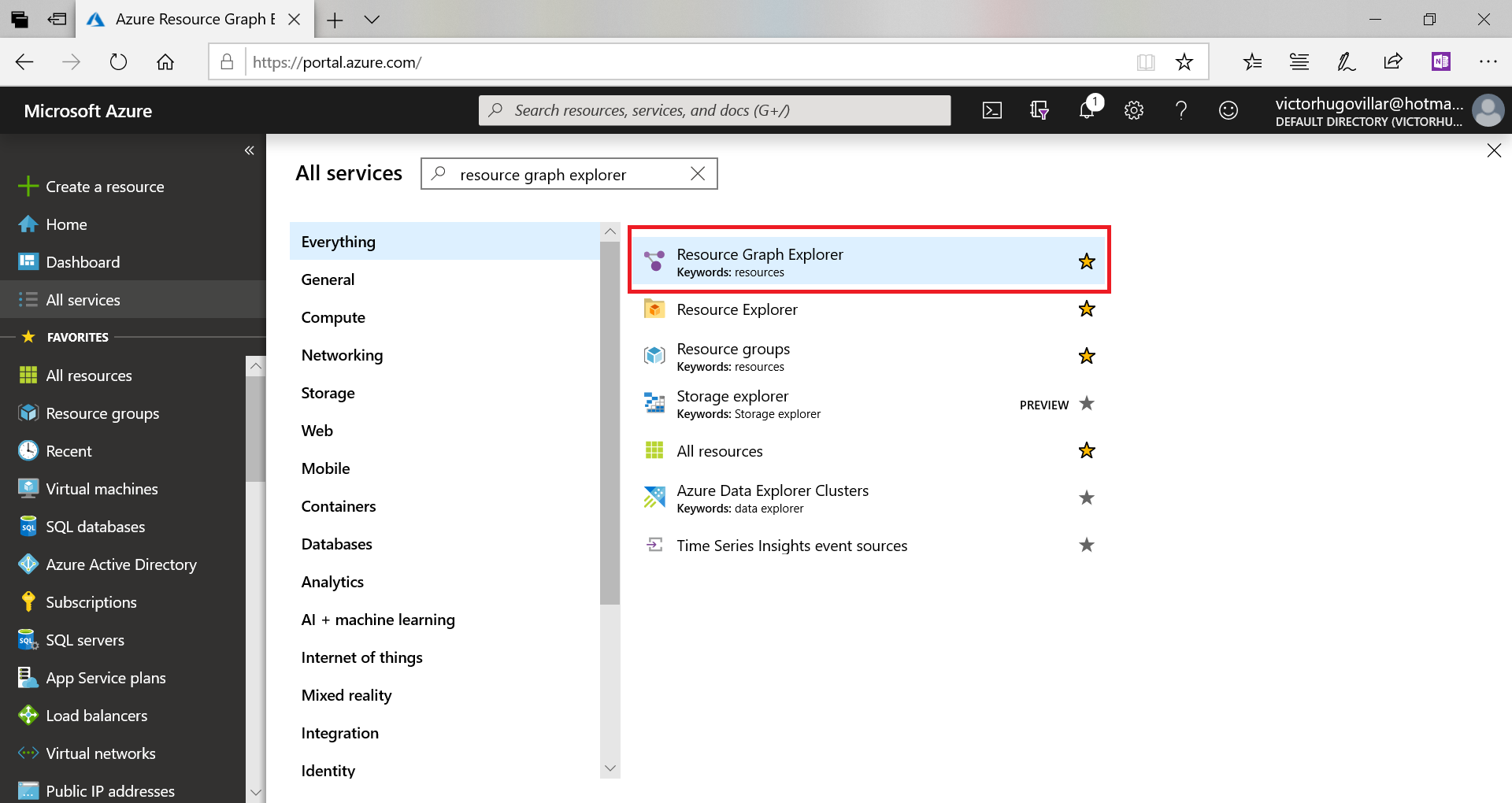 How to use the Azure Resource Graph Explorer to inventory resources in ...